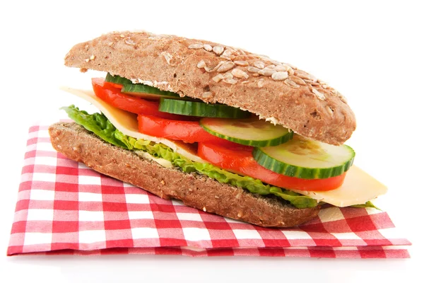 Friska hela måltiden smörgås — Stockfoto