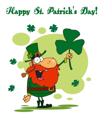 Happy St Patrick's Day Greeting clipart