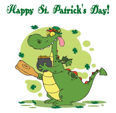 Happy St Patricks Day Greeting clipart