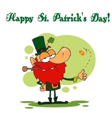 Happy St Patricks Day Greeting clipart