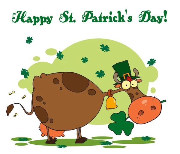 Gelukkige St Patrick dag groet — Stockfoto