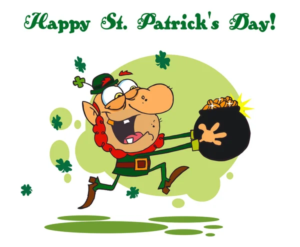 Happy St Patricks Day Greeting — Stock Photo, Image