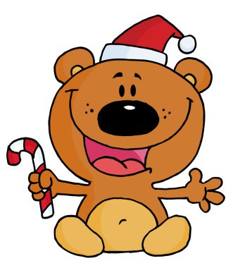 Christmas Teddy Bear clipart