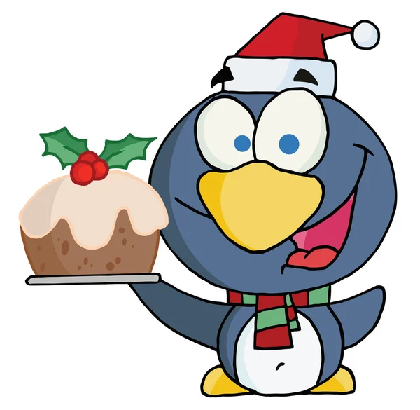 Pinguin de Crăciun — Fotografie, imagine de stoc