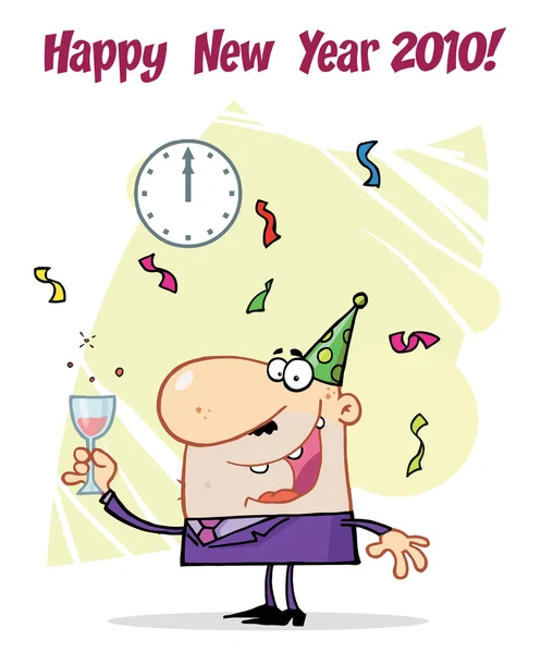 Happy New Year Greeting — Stock Photo, Image