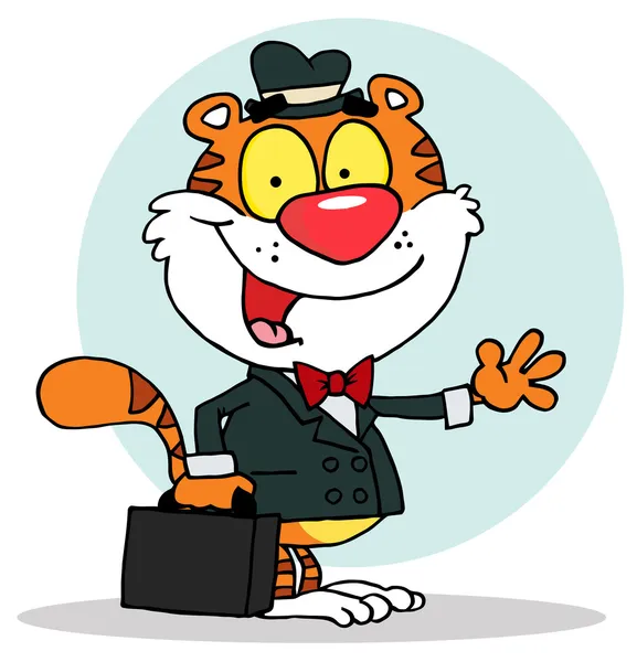 Salesman Tiger — Stock Photo, Image