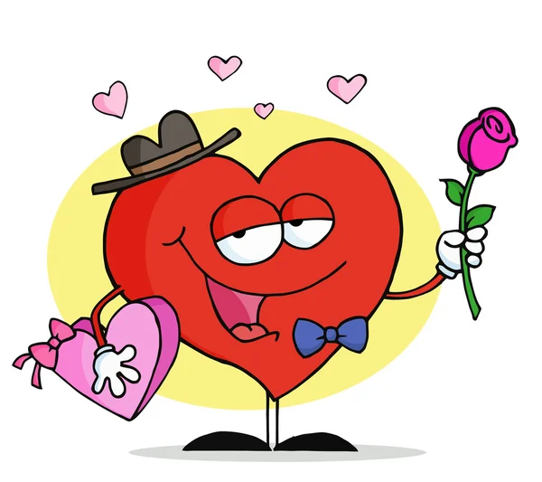 Romantic Red Heart — Stock Photo, Image