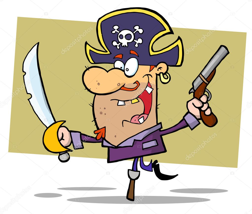 pirate gun clip art