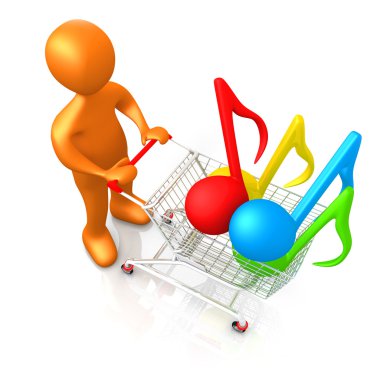 Music Shopping clipart