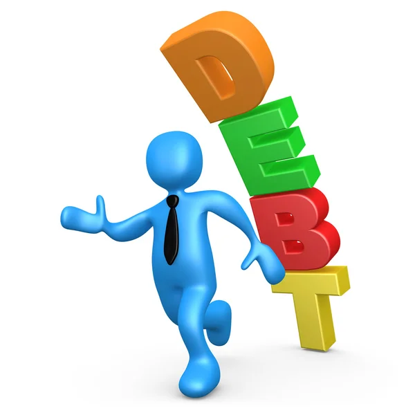 Dívida — Fotografia de Stock