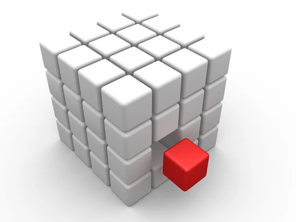Diseño de cubo — Foto de Stock