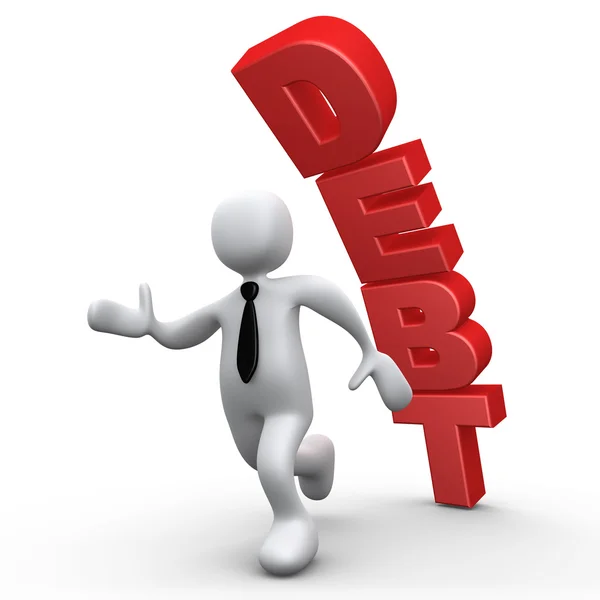Dívida — Fotografia de Stock