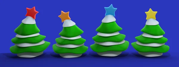 Árboles de Navidad — Foto de Stock