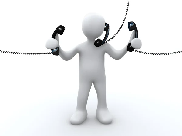 Telefonische ondersteuning — Stockfoto