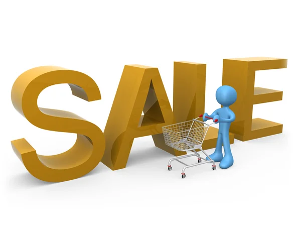 Nakupování na prodej — Stock fotografie