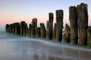 groyne akşam ışık