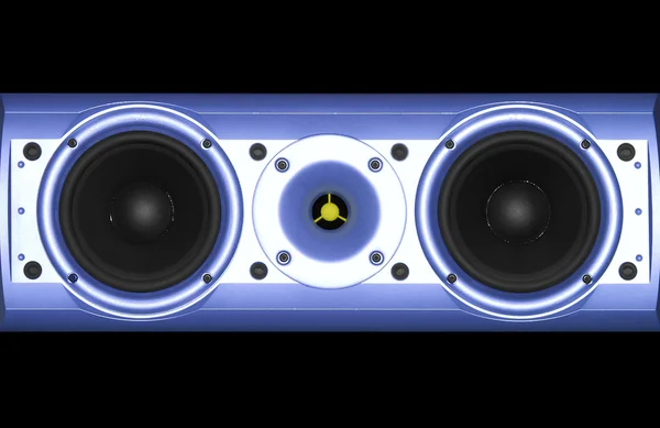 stock image Blue speaker
