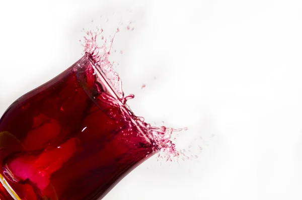 Κόκκινο κρασί σε ποτήρι — ストック写真