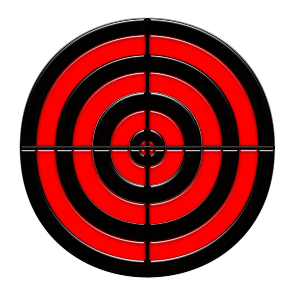 stock image Red & black target