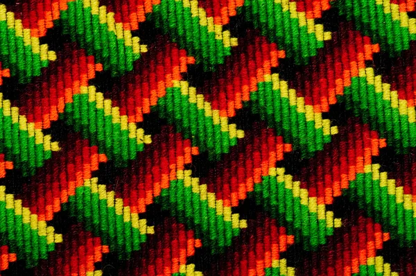 Patrón textil colorido — Foto de Stock