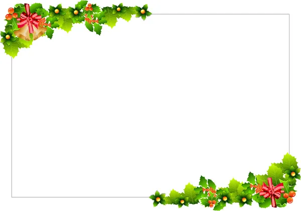 Vánoční hranice Stock Obrázky