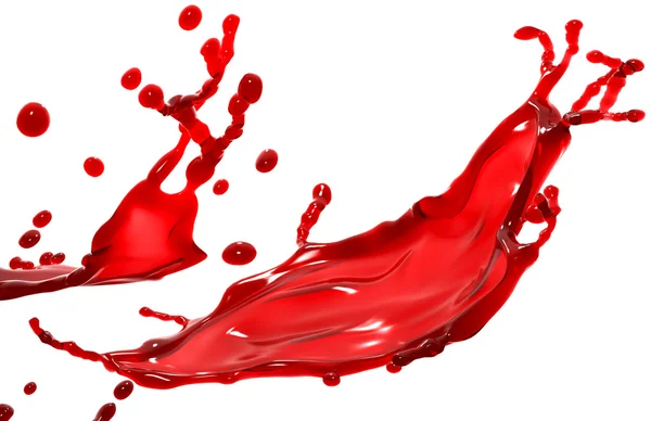Red splash — Stock Photo, Image