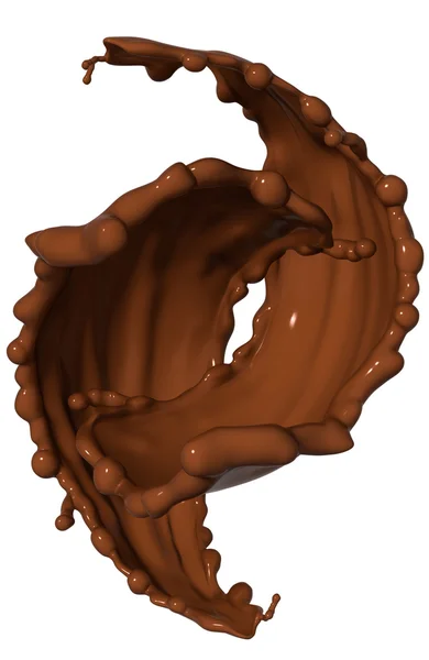 Ola de chocolate — Foto de Stock