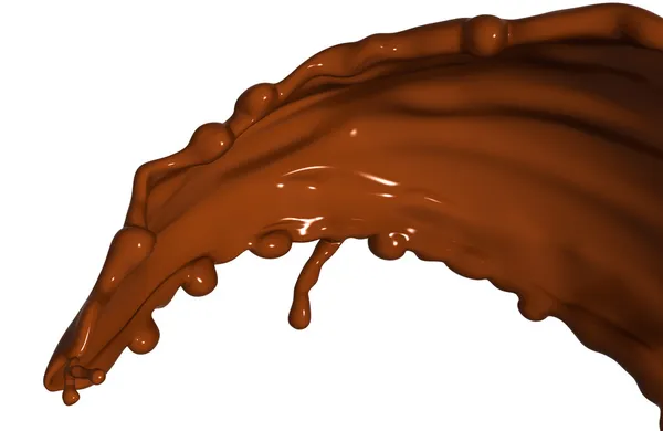 チョコレートの波 — ストック写真