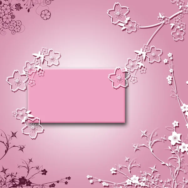 Pink blank — Stock Photo, Image