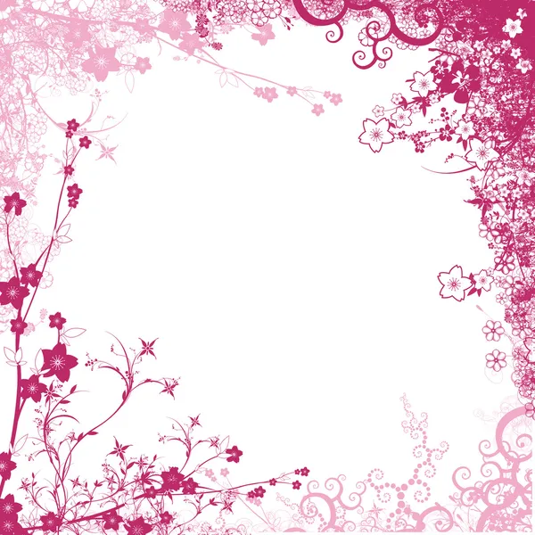 Moldura rosa — Fotografia de Stock