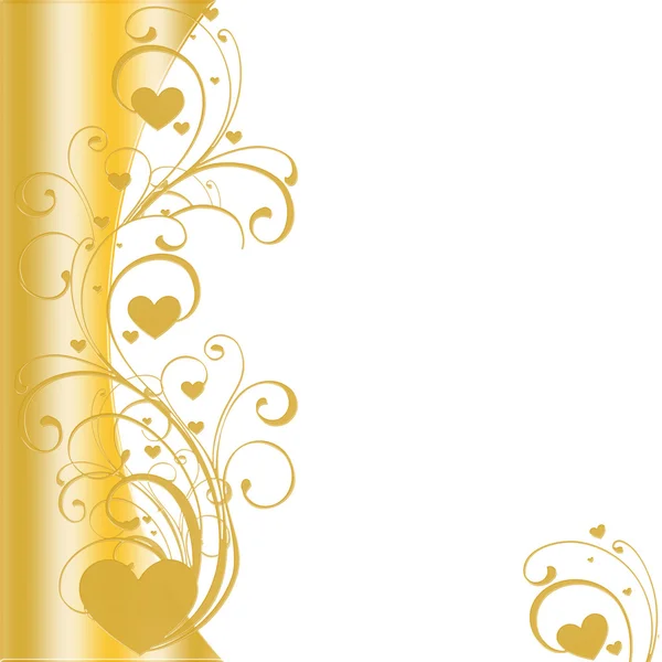 Vecteur de bannière dorée — Image vectorielle