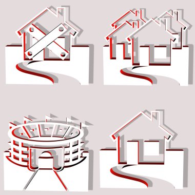 Buildings vector clipart