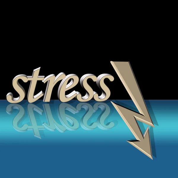 Minder stress vector — Stockvector