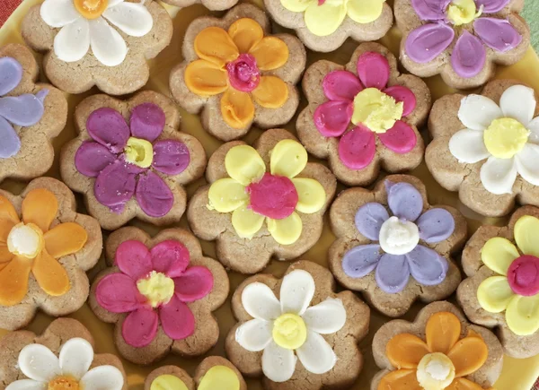 꽃 쿠키 — 스톡 사진