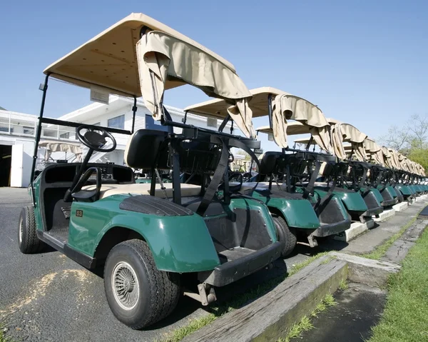 Golfcarts — Stockfoto