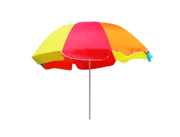 Strand parasoll Stockbild
