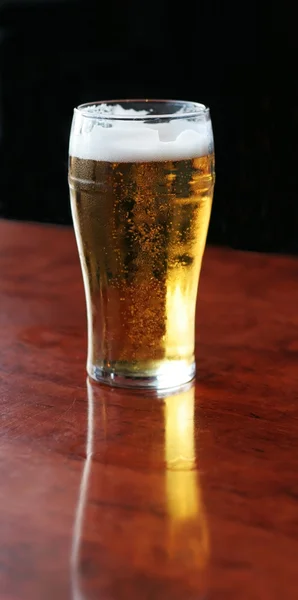 Beer in glass Royalty Free Stock Images
