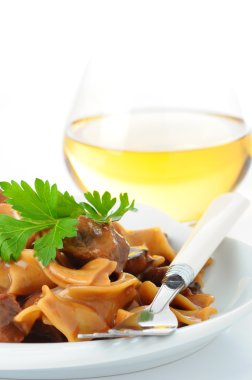 Beef Stroganoff Closeup clipart