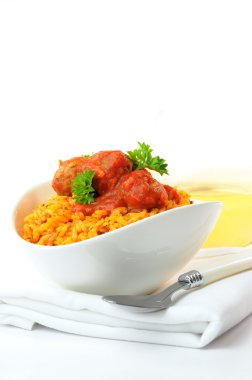 köfte ile pirinç