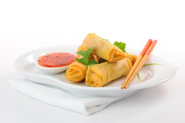 Spring Rolls clipart