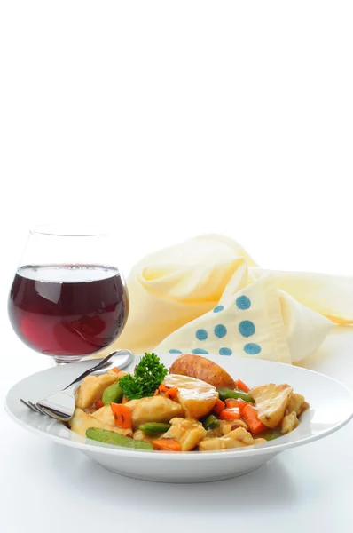 Chicken and Vegetable Stew — Stock Photo, Image