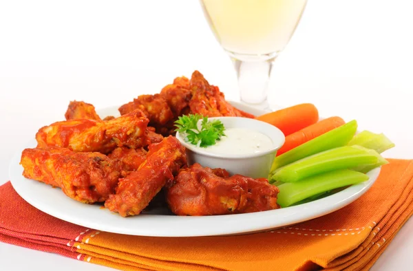 Hot Chicken Wings — Stock Photo, Image