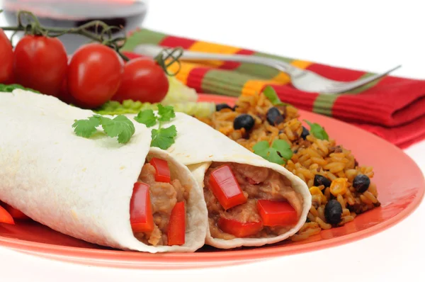 Bean Burrito — Stock Photo, Image
