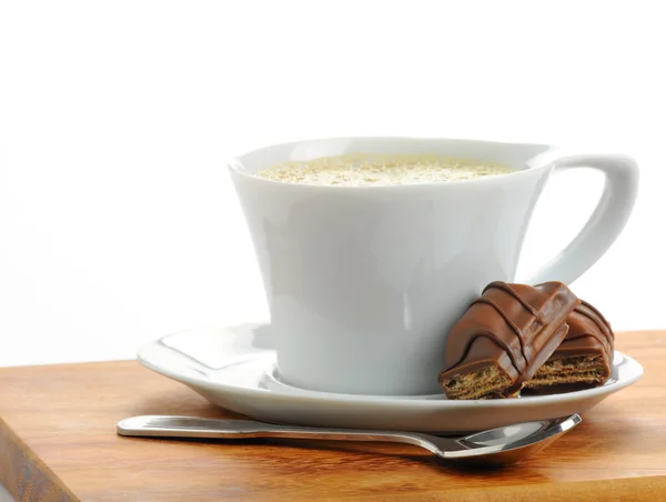 Espresso ve çikolata — Stok fotoğraf