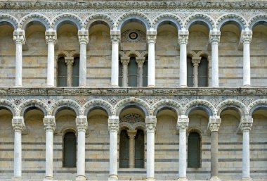 West Facade, Pisa Cathedral, Italy clipart