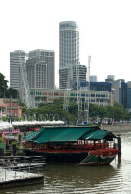 City Scene, Singapore clipart