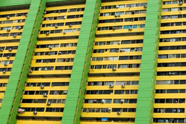 Apartment Block, Singapore clipart