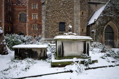 Tombs, Lambeth Palace, London clipart