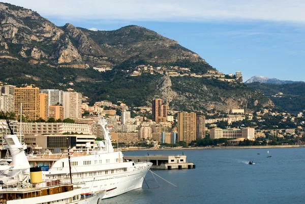 Barcos de lujo, Montecarlo, Mónaco — Foto de Stock