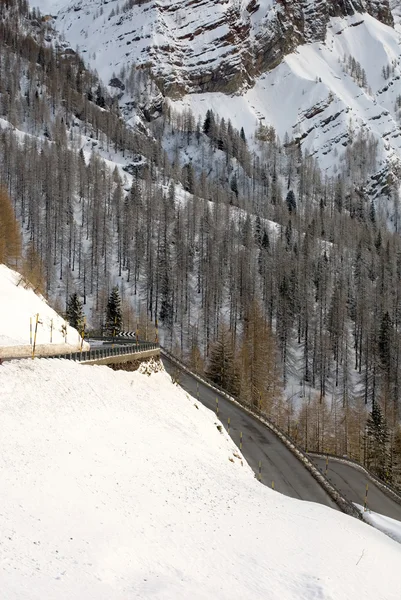 Vägen genom Dolomiterna — Stockfoto
